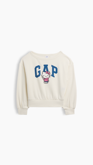 Poleron GAP Logo Hello Kitty Celeste