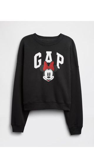 Poleron Gap Logo Minnie Mouse Negro