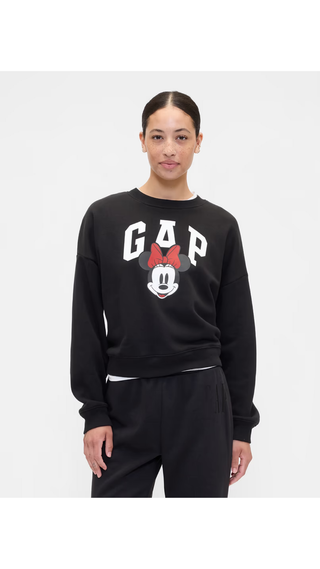 Poleron Gap Logo Minnie Mouse Negro