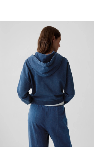 Sweater GAP Logo Cropped Azul