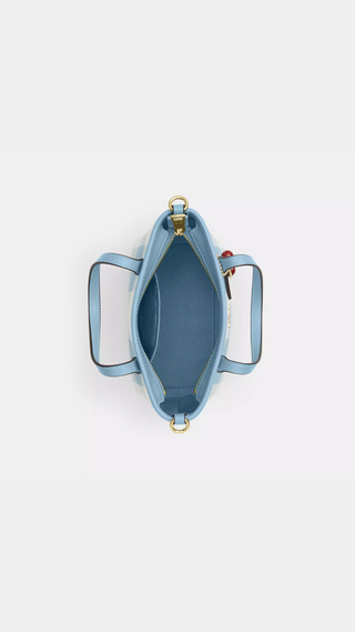 Crossbody Coach Azul y Blanco