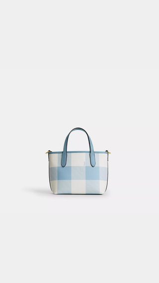 Crossbody Coach Azul y Blanco
