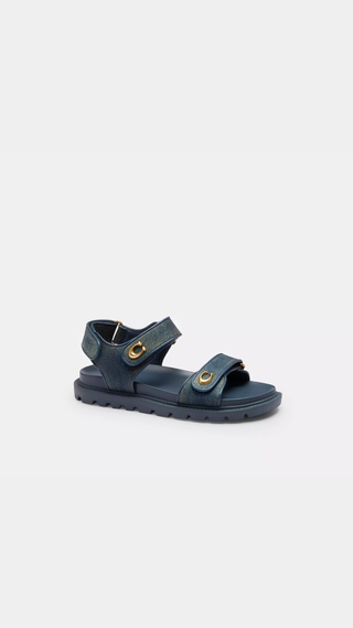 Sandalia Coach Brynn Sandal In Loved Demin