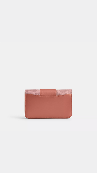 Card Case Coach Essential Slim Rosado