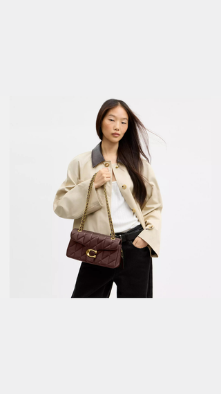 Shoulder Bag Coach Tabby Bag 26 With Quilting Cafe