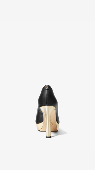 Zapato de Salon Michael kors Chantal Negro Dorado