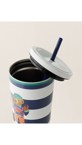 Vaso Polo Ralph Lauren Dinnerware Blanco Azul Verde