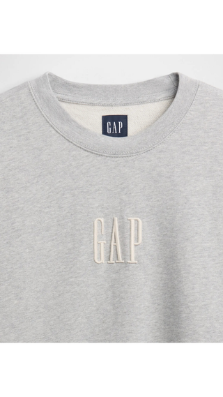 Poleron Gap Logo GAP Gris Hombre