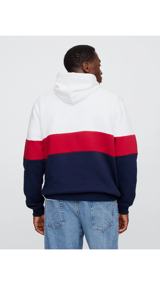 Poleron Gap  Tri-Color Logo Rojo-Azul-Blanco Hombre