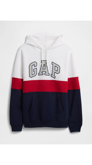 Poleron Gap  Tri-Color Logo Rojo-Azul-Blanco Hombre