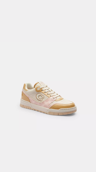 Sneaker Coach Soho Patent Signature Candy Pink/Beige