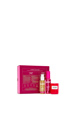 Victoria Secret 3-Piece Wild Rose Amber Ft Body Care Rosado