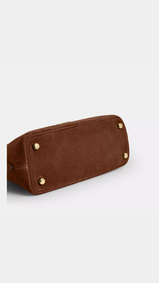 Cartera Coach Lara Satchel Bag Oro y Marron
