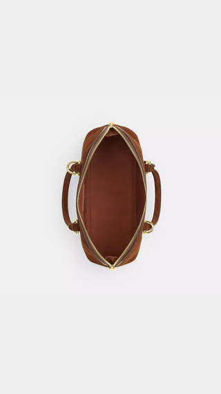 Cartera Coach Lara Satchel Bag Oro y Marron