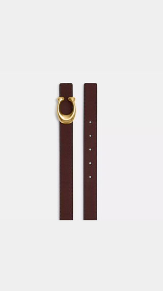 Cinturon Coach Negro y Marron