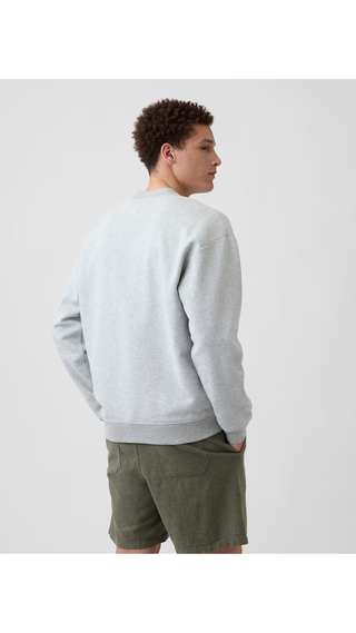 Sweatshirt Gap Mini-Logo Gris Hombre