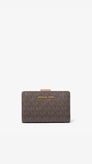 Billetera Michael kors Jet Set Travel Brown