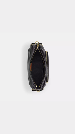 Crossbody Coach Laurel Shoulder Bag Negro y Marron