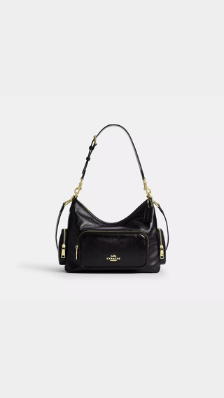 Crossbody Coach Laurel Shoulder Bag Negro y Marron