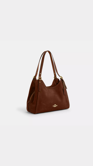 Tote Coach Erin Shoulder Bag Oro y Marron