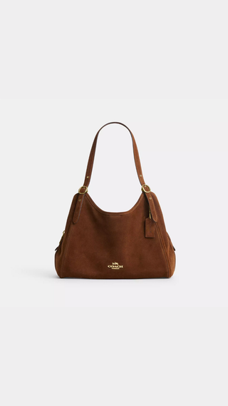 Tote Coach Erin Shoulder Bag Oro y Marron