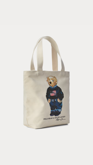 Tote Ralph Lauren Bear Bag Beige