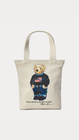Tote Ralph Lauren Bear Bag Beige