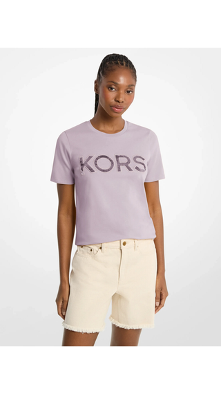Shirt Michael Kors Logo Shirt Lila