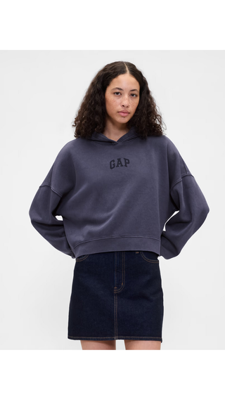 Hoodie Gap Cropped Sailor Blue