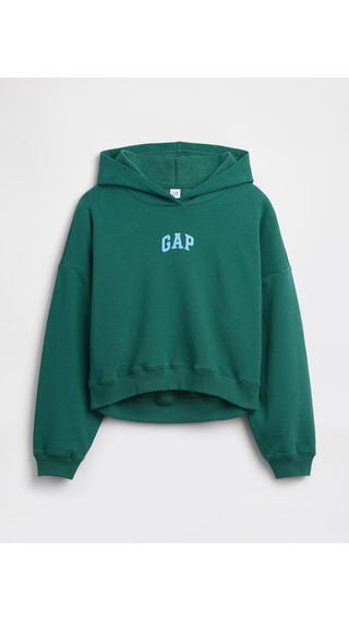 Hoodie Gap Ralaxed Mini-Logo Posy Green