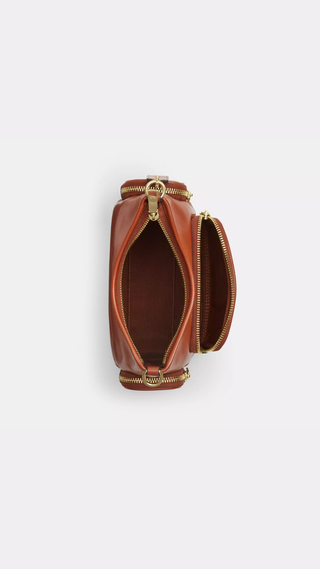 Cartera Coach Laurel Shoulder Bag 22 With Pockets Cinnamon
