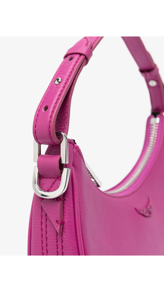 Cartera Zadig & Voltaire Moonrock Grained Leather Purple