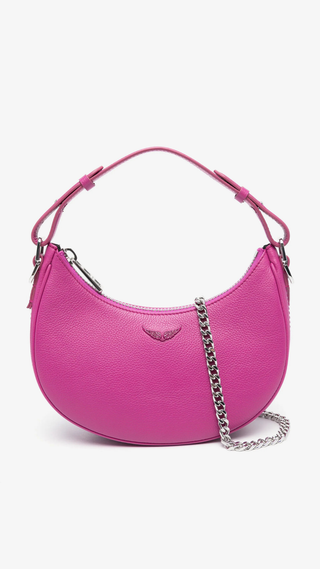 Cartera Zadig & Voltaire Moonrock Grained Leather Purple