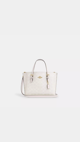 Tote Coach Sig Mollie Blanco