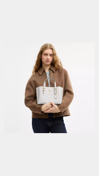 Tote Coach Sig Mollie Blanco