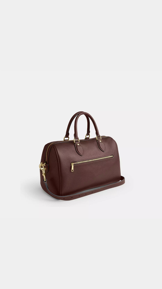 Bolso Coach Rowan Large Satchel Brown