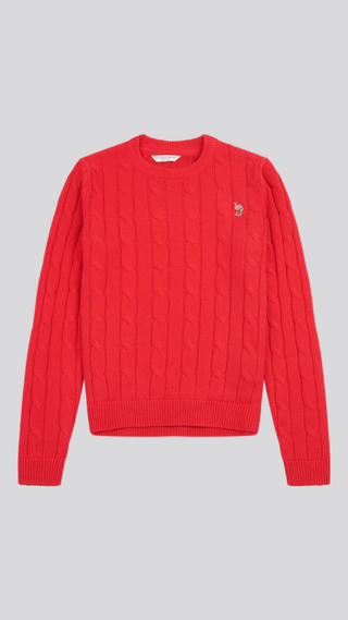 Sweater US Polo ASSN Cuello Redondo Rojo