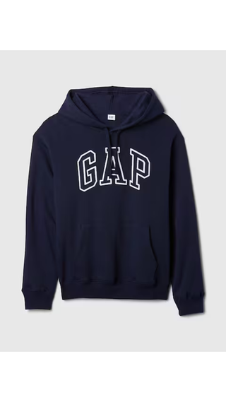 Hoodie Relaxed Gap Wedge Sweatshirt Navy
