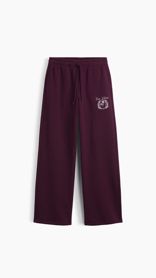 Hoodie Gap Graphic Straight-Leg Burgundy