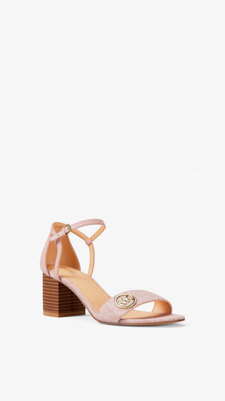 Tacones Michael Kors hannah block heel sandals Rosa