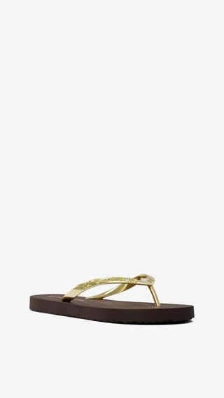Alpargatas Michael Kors flip flops Marron