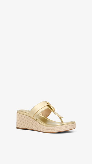 Tacones Michael Kors Zoe wedge Dorado
