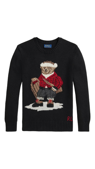 Sweater Polo Ralph Lauren Polo Bear Sledding Negro