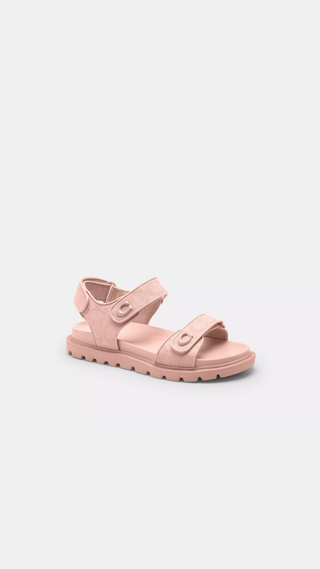 Sandalias Coach Brynn Signature Sandal Candy Rosado