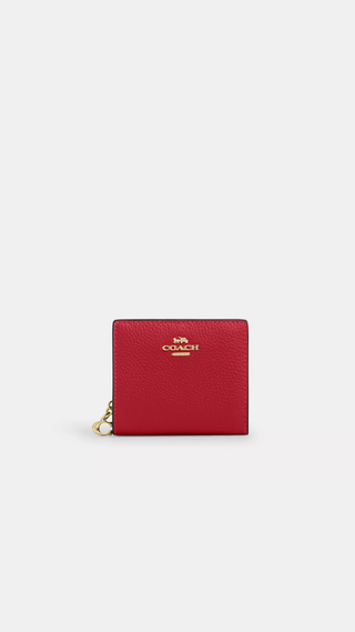 Cartera Coach SNAP WALLET Rojo