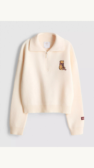 Poleron Primark Winnie Phoo Mujer Blanco