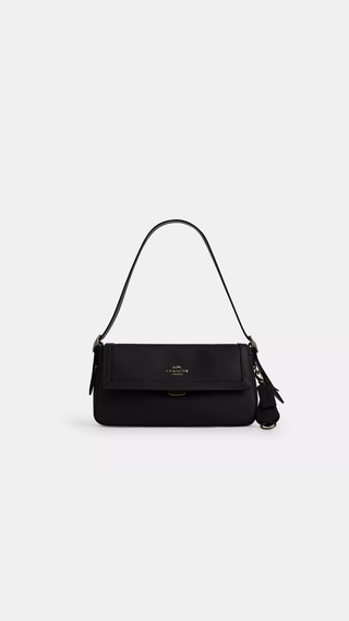 Bolso Coach Etta Flap Bag Negro