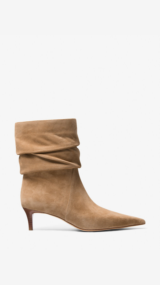 Botin Michael Kors Dawn Heeled Bootie Husk