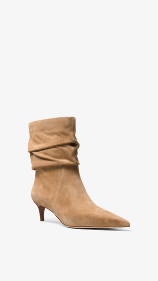 Botin Michael Kors Dawn Heeled Bootie Husk