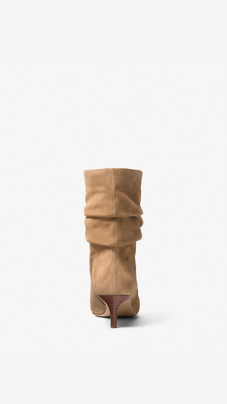 Botin Michael Kors Dawn Heeled Bootie Husk